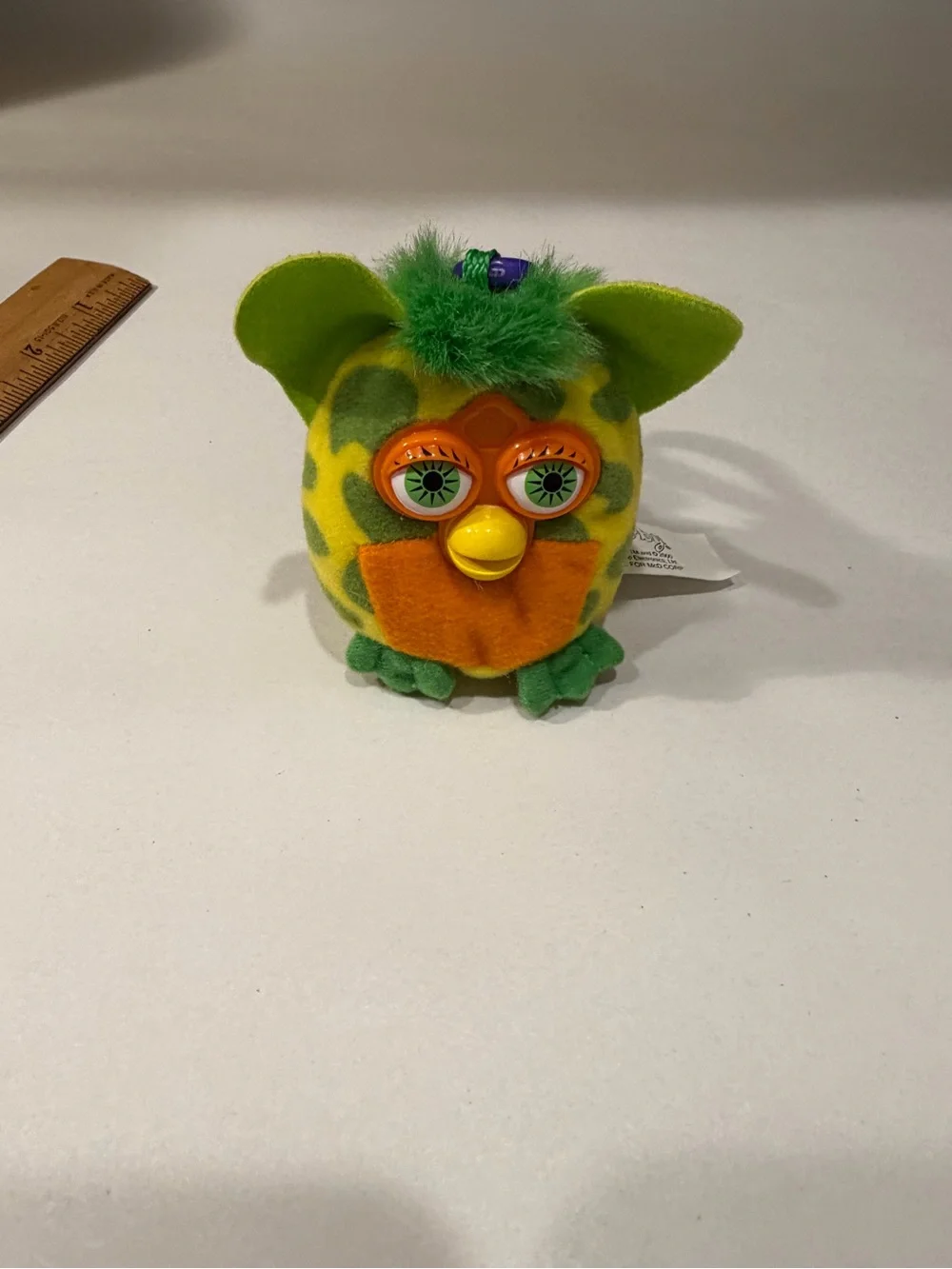 McDonalds Happy Meal Furby Toy Keychain Clip PlushVintage 2000